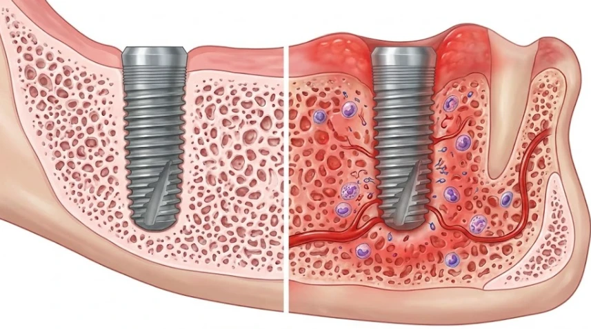 healthy-vs-allergic-implant-reaction
