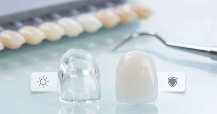 zirconia vs e max crowns which is better for front teeth