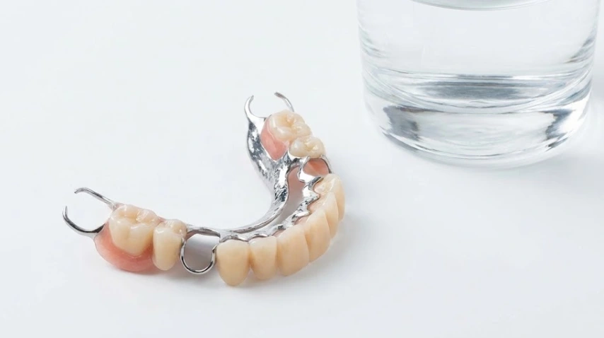 väga kaasaegne eemaldatav osaline protees