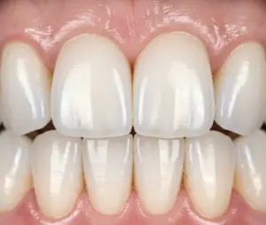 composite vs porcelain veneers shade comparison close up