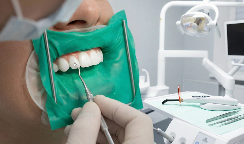 dental jewelry bonding after teeth whitening