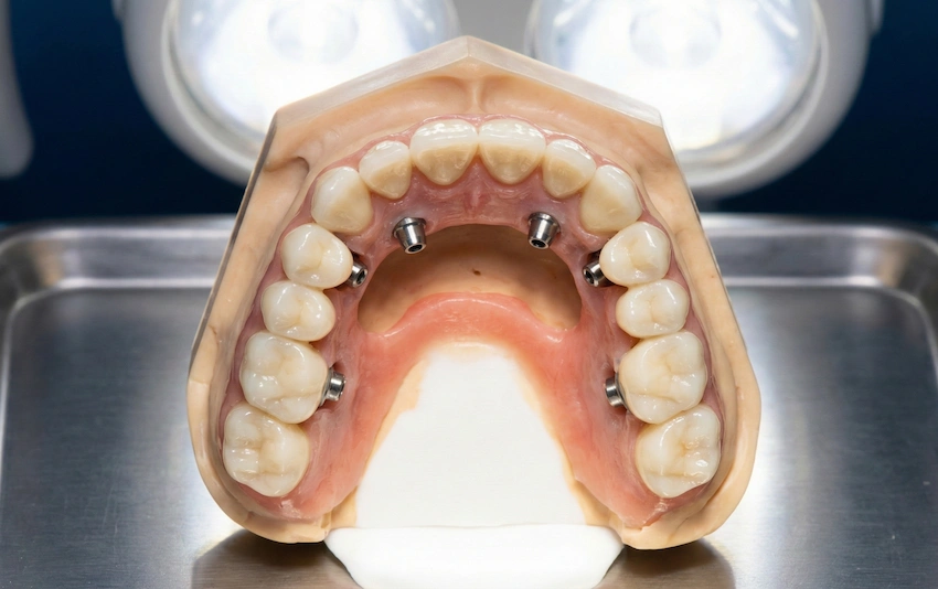 fixed teeth all on 4 implants