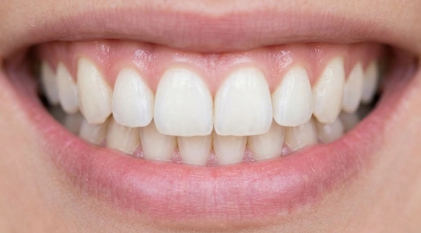 natural healthy white smile