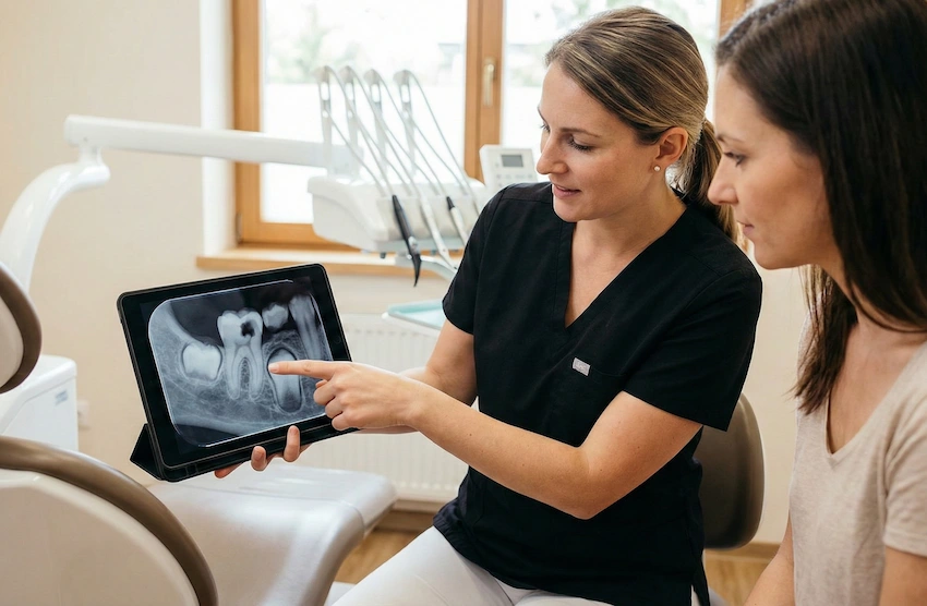 rischio di carie dentale pediatrica nei denti permanenti
