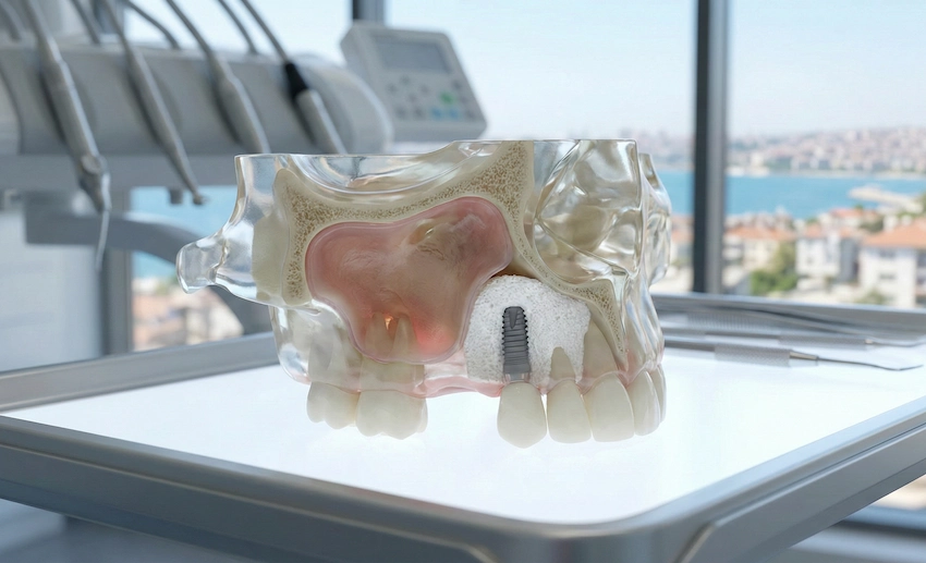 sinus lift dental implant procedure turkey