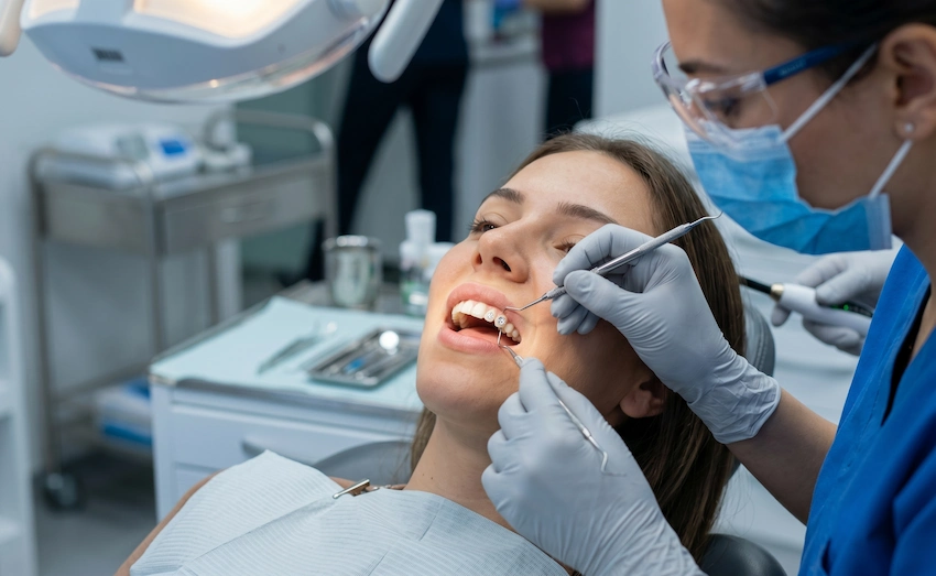 zahnperlen anwendung zahnärztliches verfahren