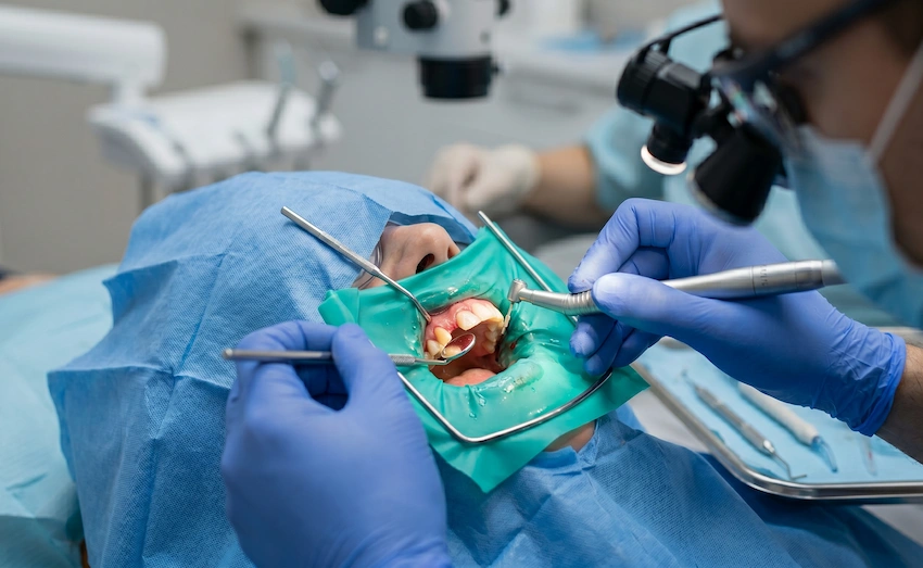 apicoectomy surgery microsurgical instruments dental clinic