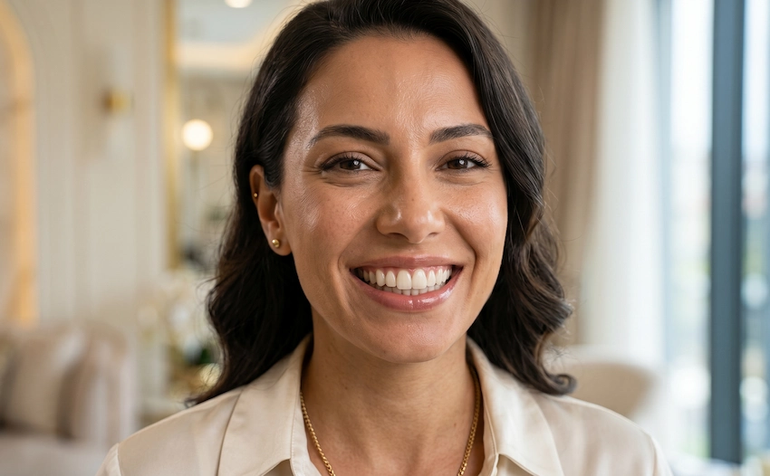 natural zirconia veneers perfect smile result