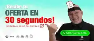 Contacto vía WhatsApp
