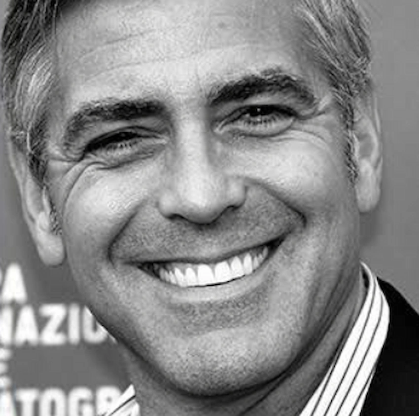 george clooney teeth