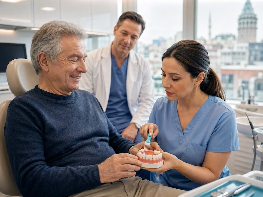 adaptive toothbrush for elderly dental hygiene