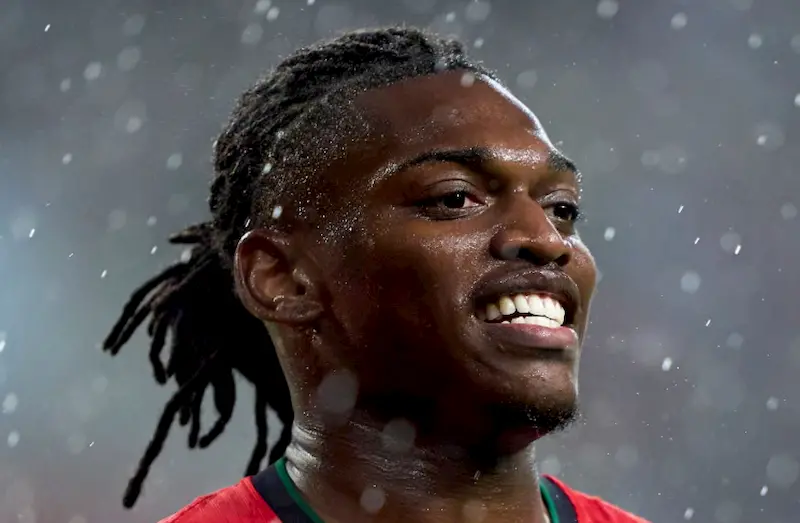 rafael leão teeth in 2024