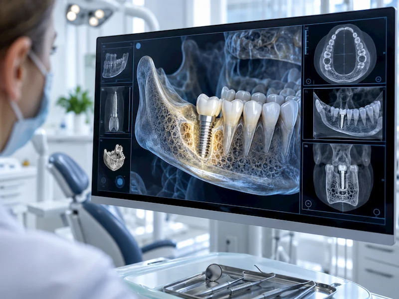 Digital 3D implant planning scan Digital 3D implant planning scan