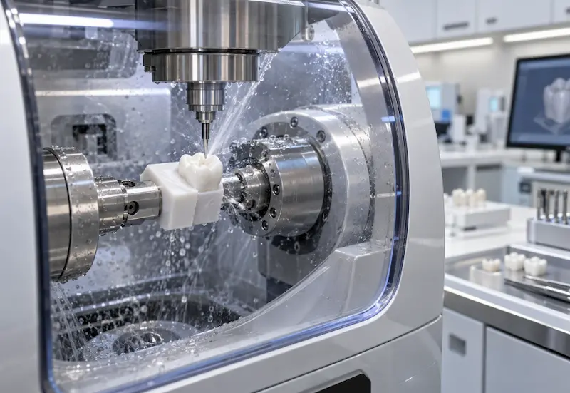 digital cad cam crown milling process digital cad cam crown milling process