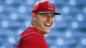 mike trout teeth before after