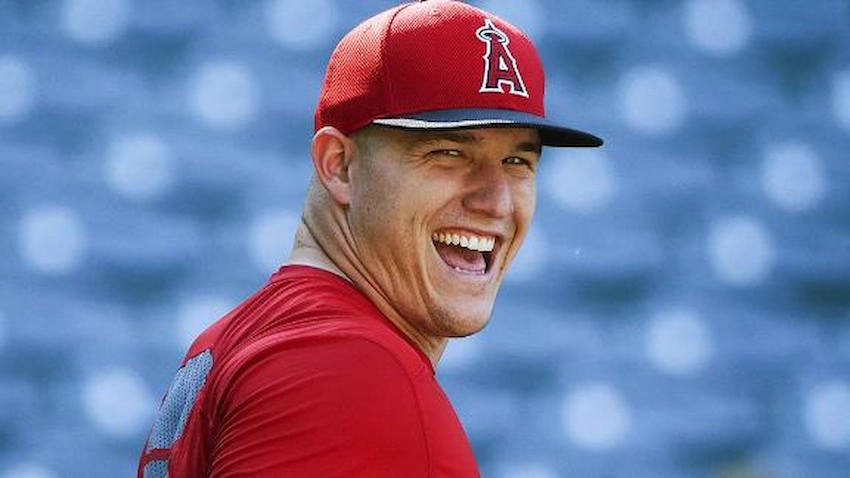 mike trout teeth before after